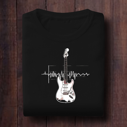 Guitar with Note T Shirt