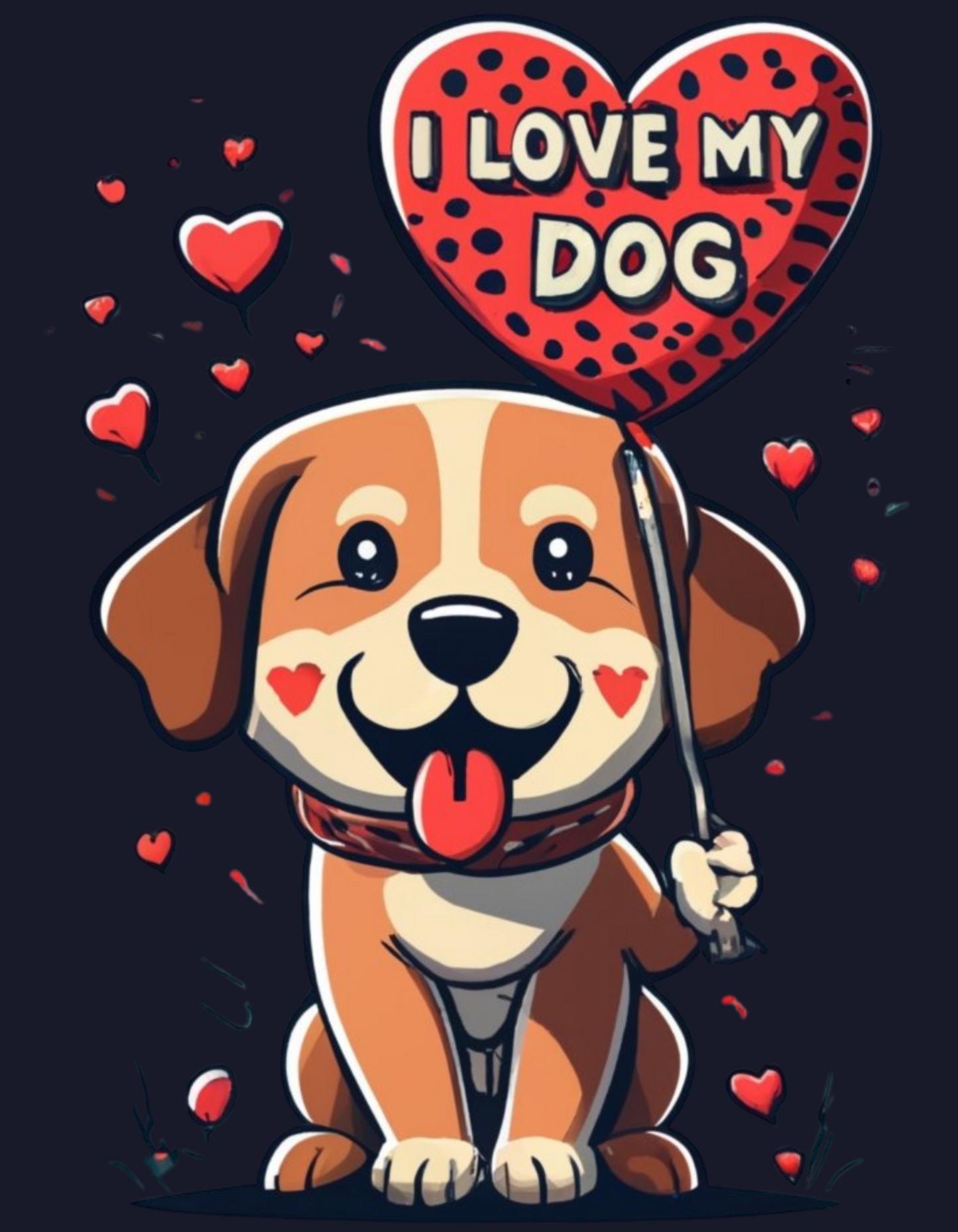 I love My Dog Unisex T Shirt