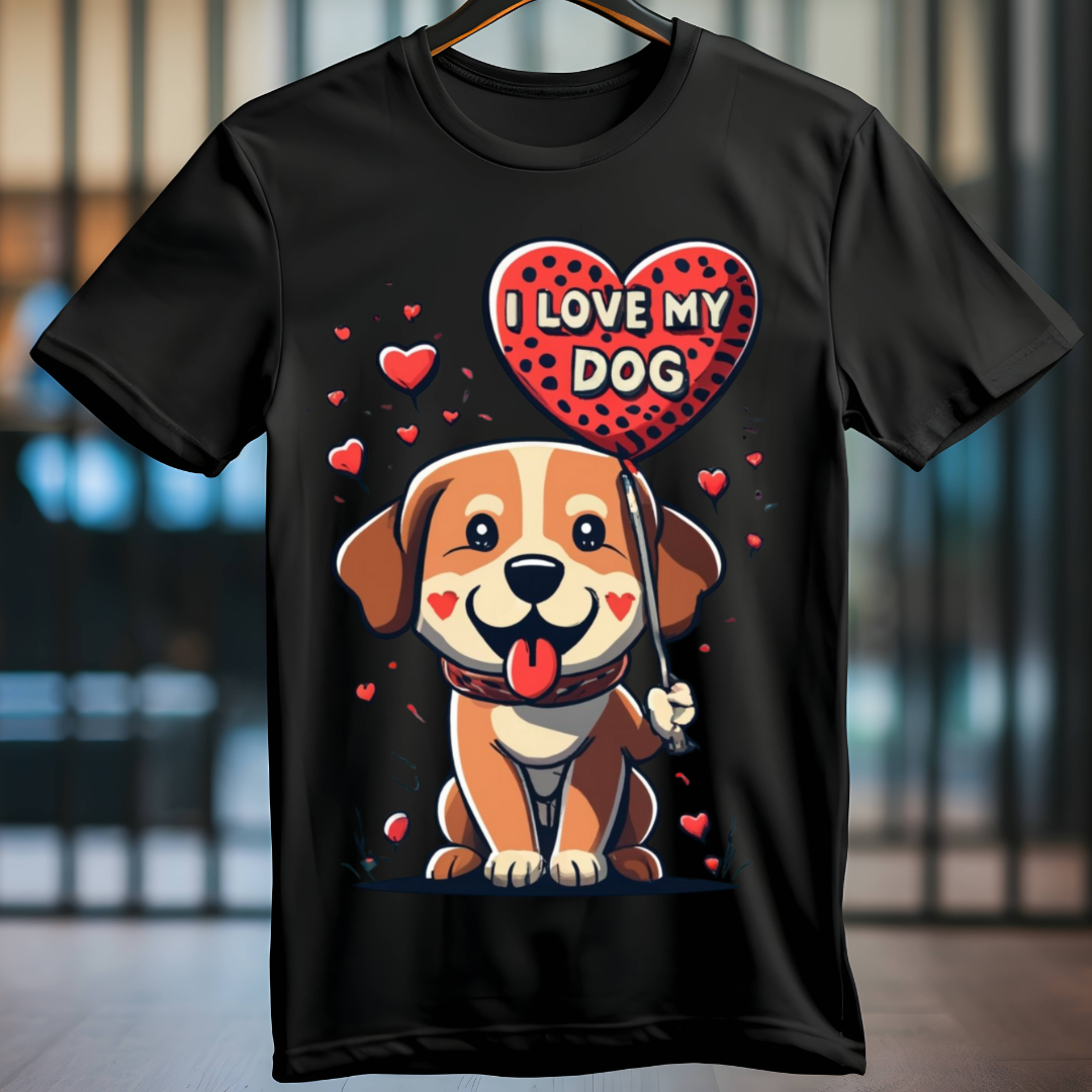 I love My Dog Unisex T Shirt