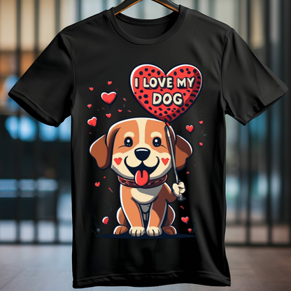 I love My Dog Unisex T Shirt