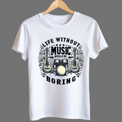 life without music Unisex T Shirt