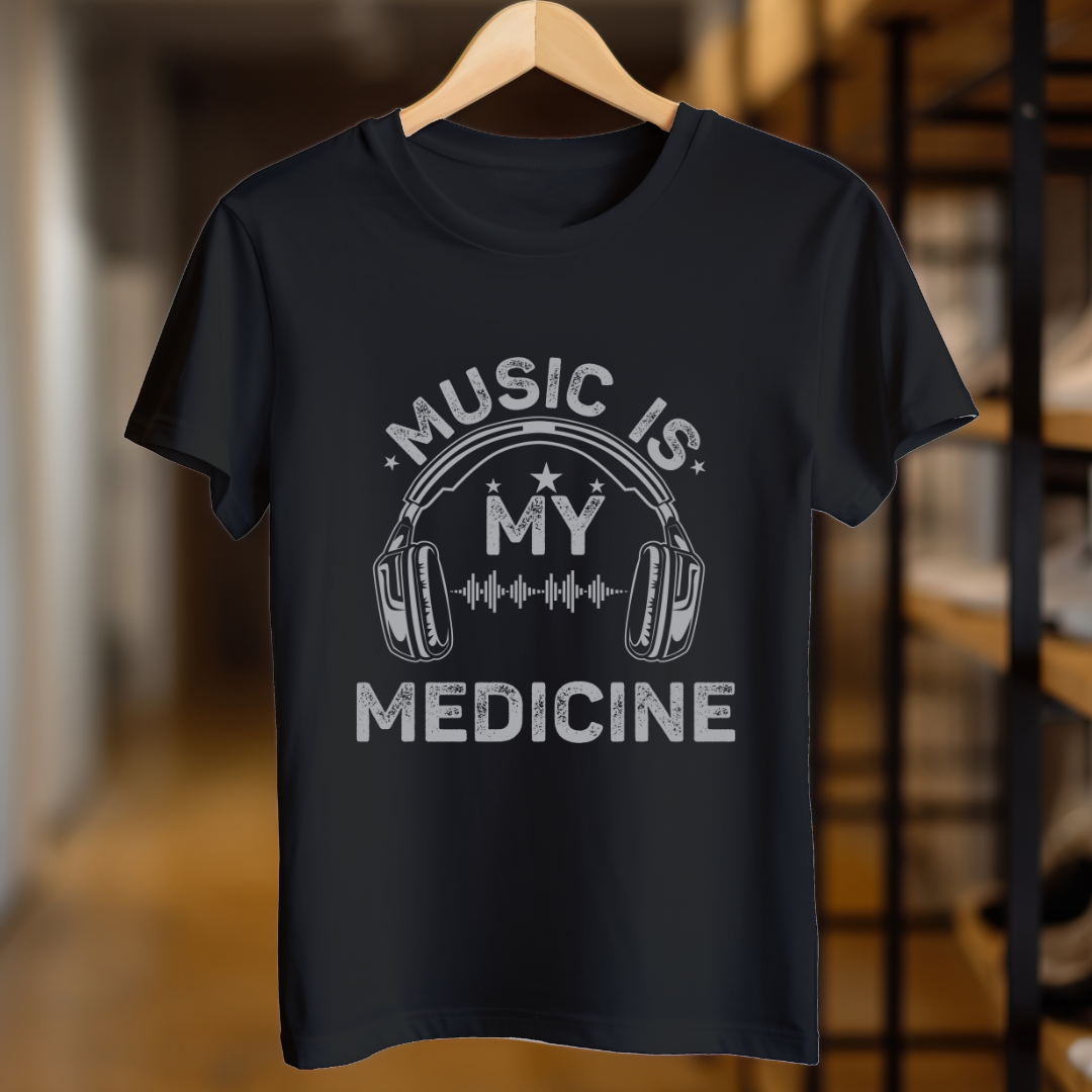 Music is My Medicine Unisex T Shirt