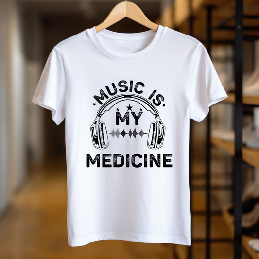 Music is My Medicine Unisex T Shirt