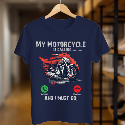 My Motorcycle Is Calling Unisex T Shirt