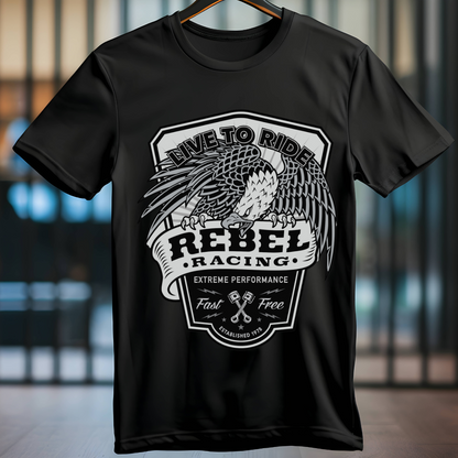 Rebel Racing Unisex  T Shirt