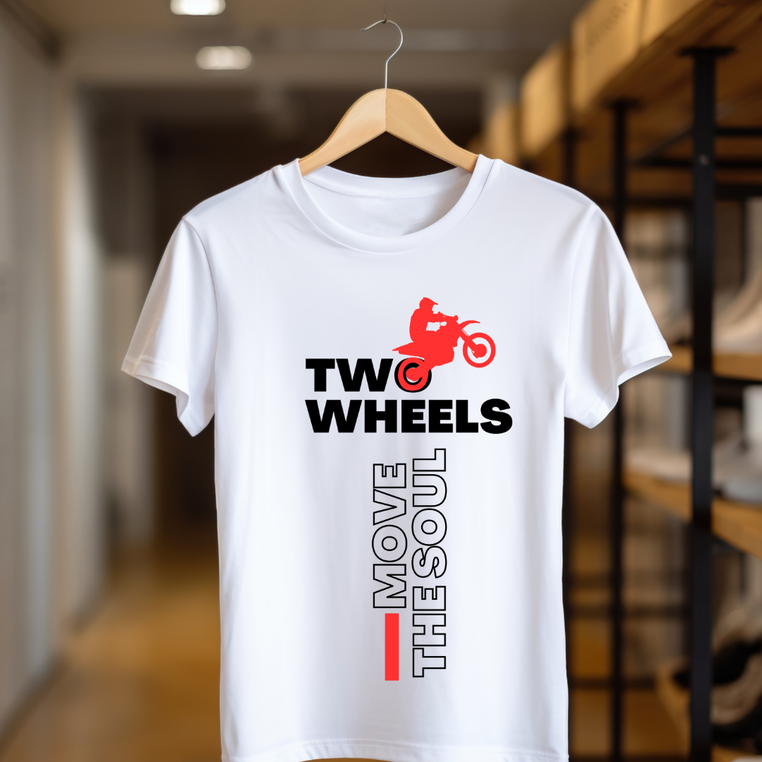 Two wheels Move The Soul Unisex  T shirt