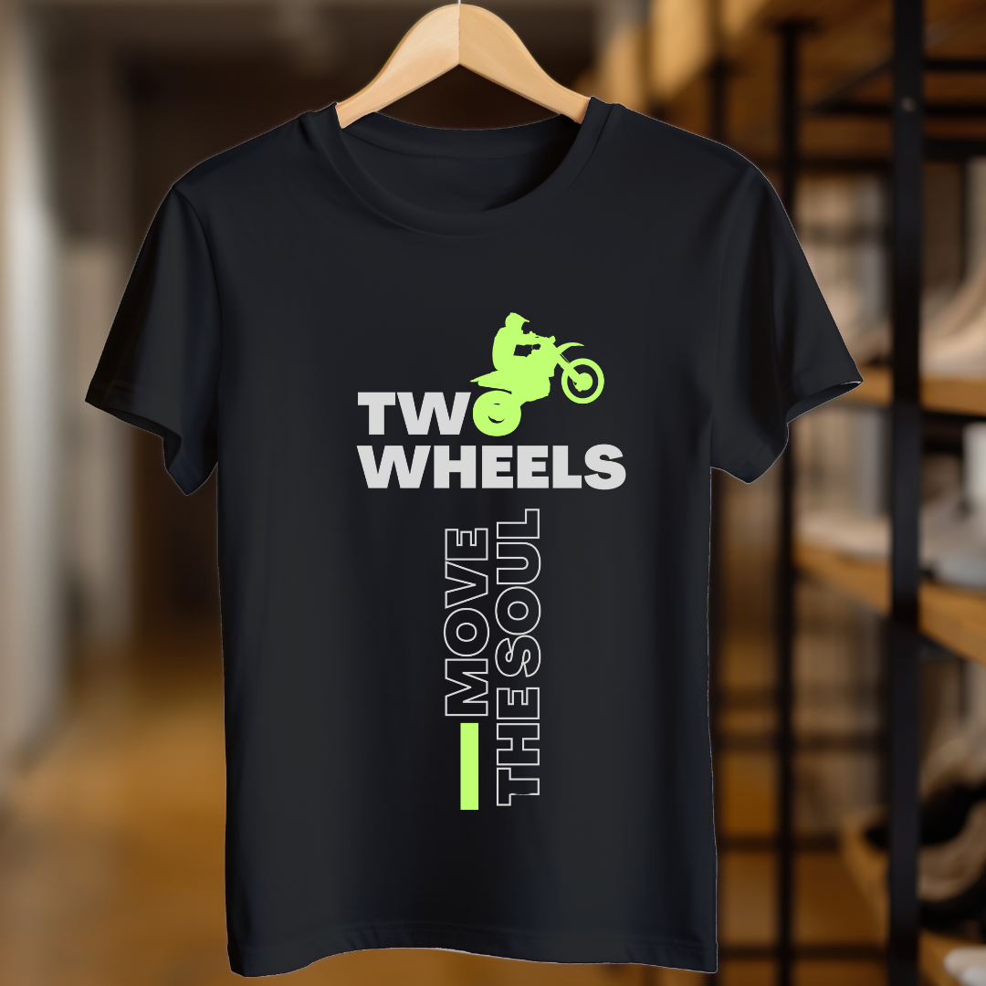 Two wheels Move The Soul Unisex  T shirt