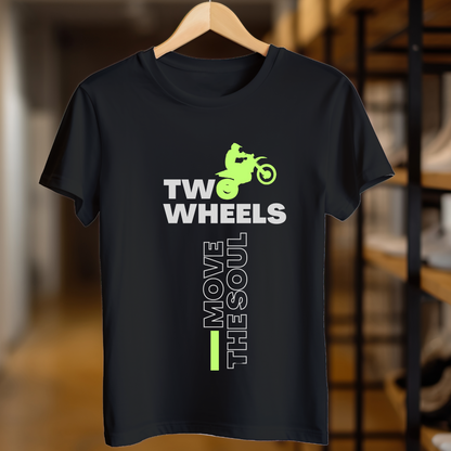 Two wheels Move The Soul Unisex  T shirt