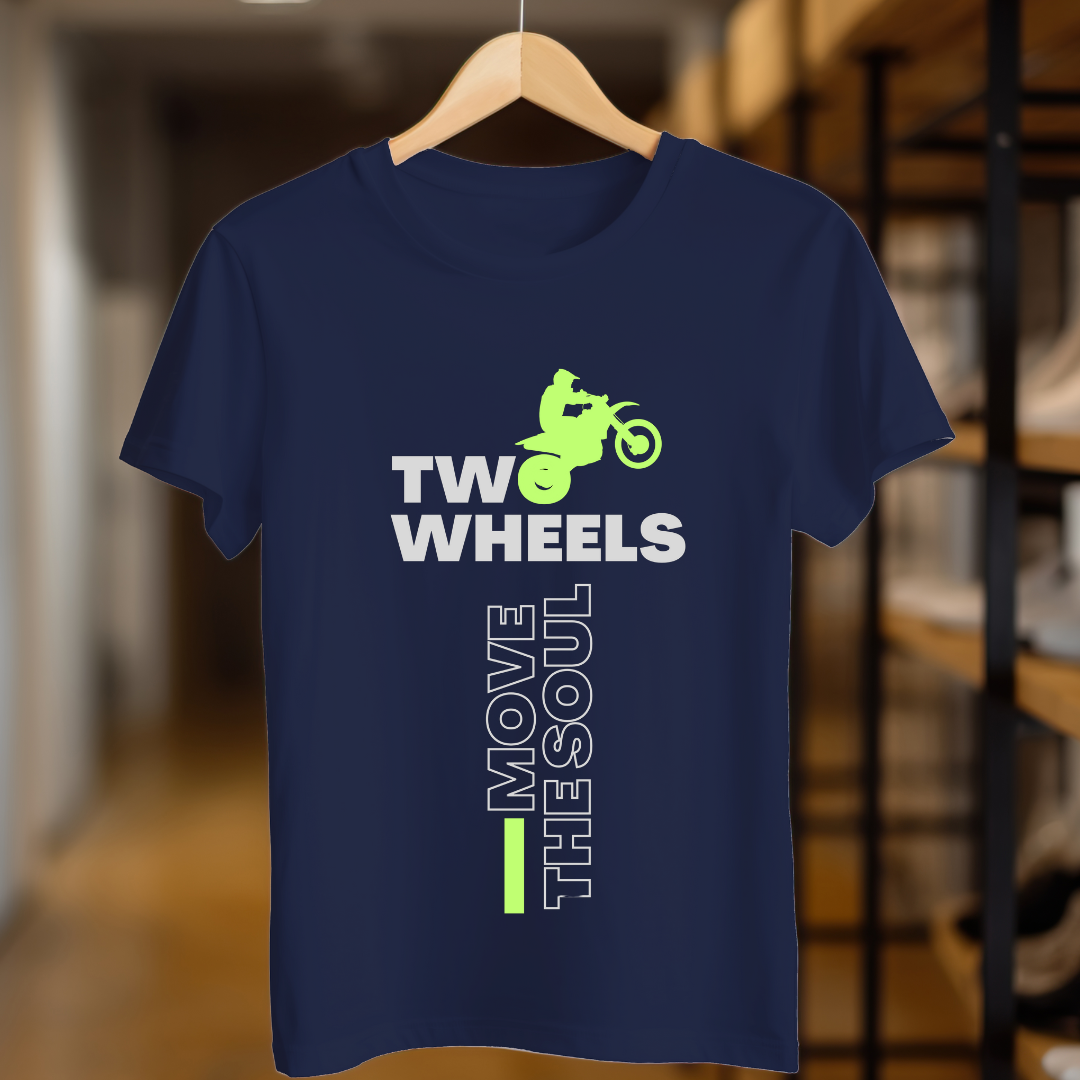 Two wheels Move The Soul Unisex  T shirt