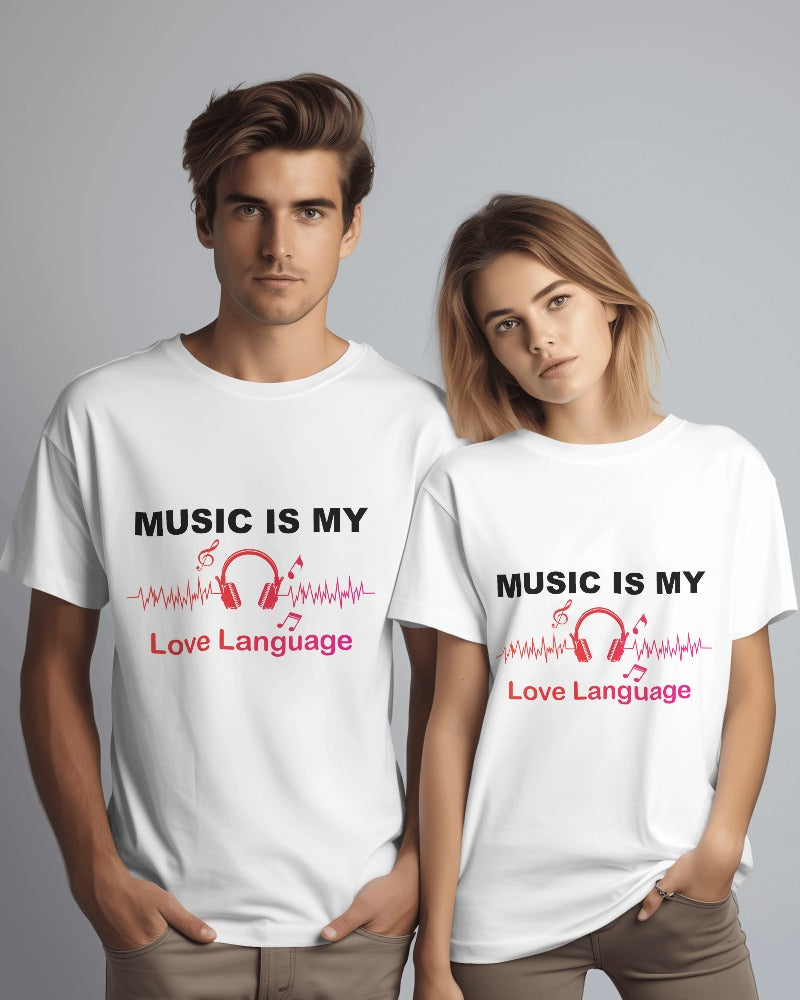 Music Is My Love Language Unisex T Shirt