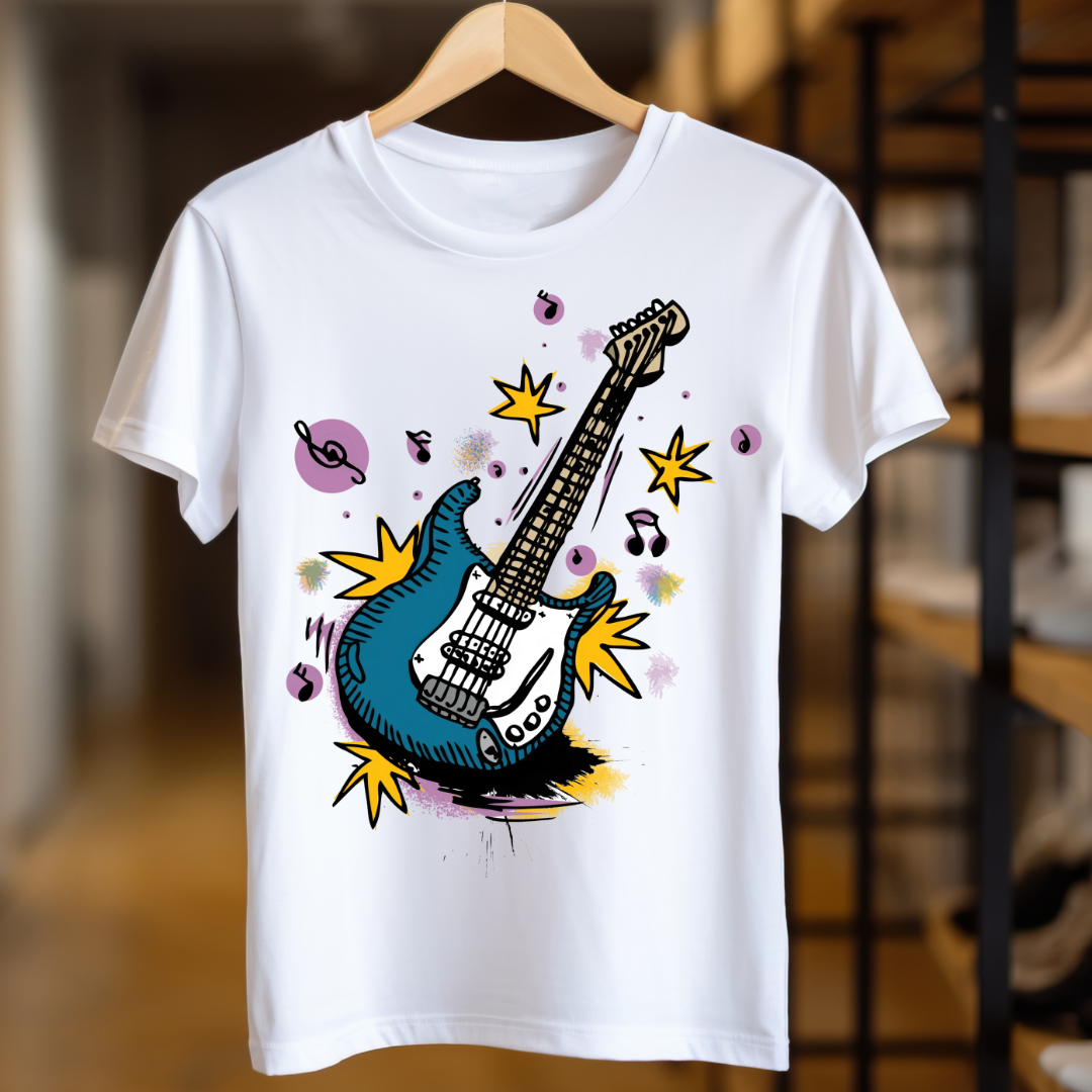 Handmade Guitar T Shirt