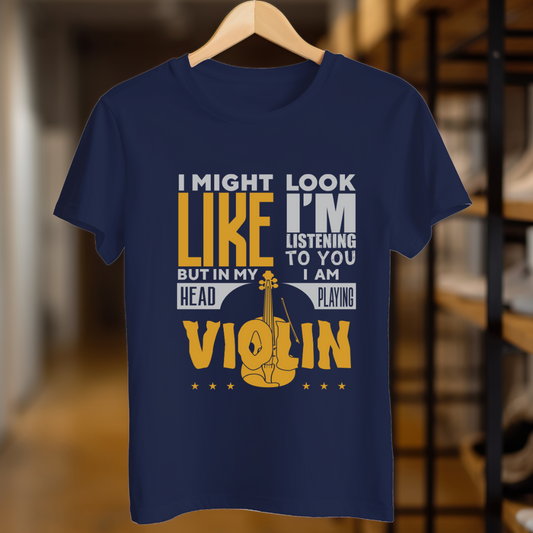 I Might Look Like I M Playing VIOLIN Unisex T SHirt