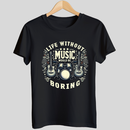 life without music Unisex T Shirt