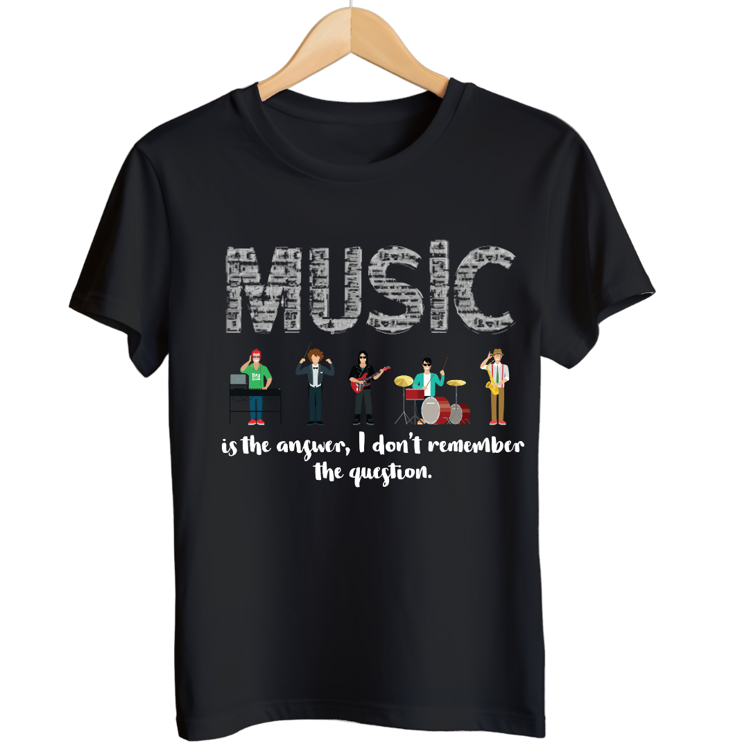 Music is Answer Unisex T Shirt