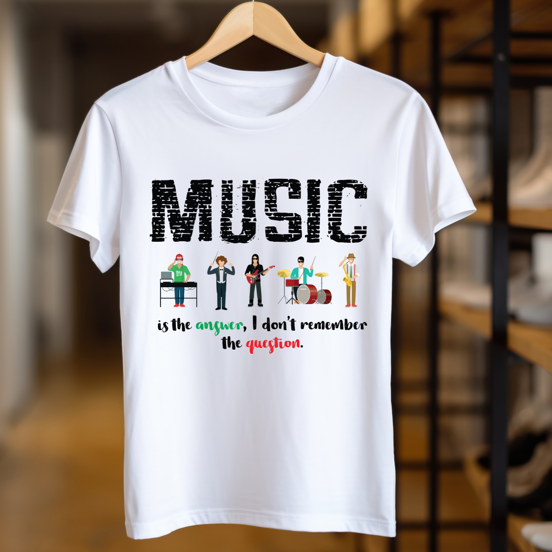 Music is Answer Unisex T Shirt