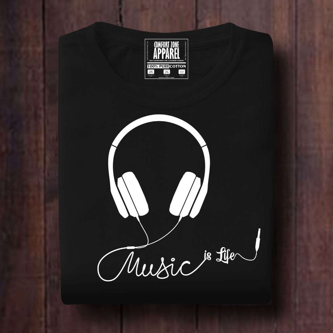 Music is Life Unisex T Shirt