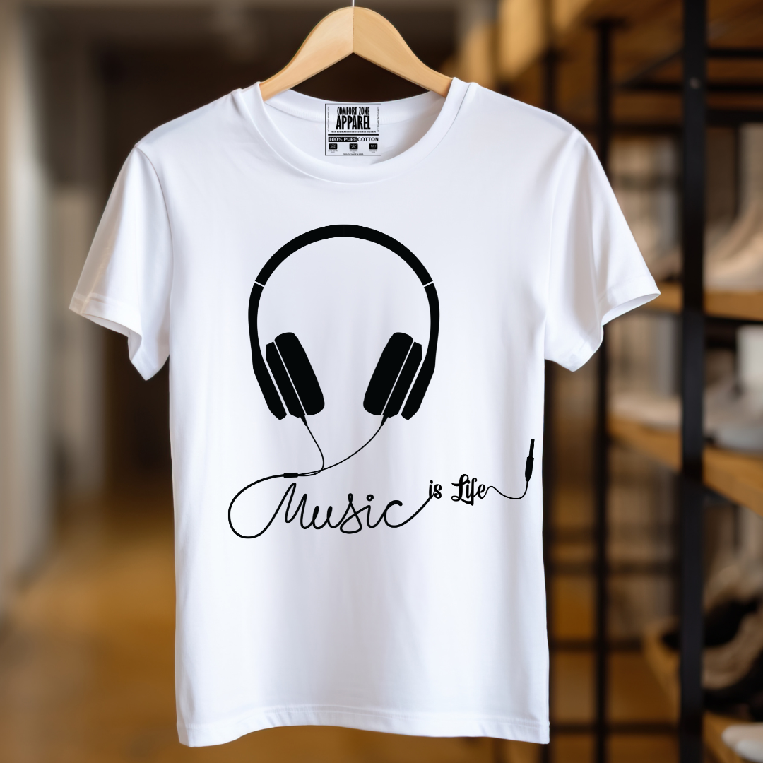 Music is Life Unisex T Shirt