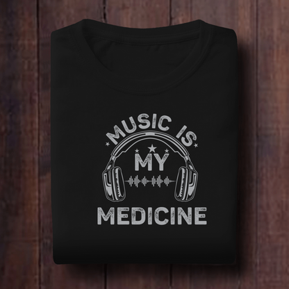 Music is My Medicine Unisex T Shirt