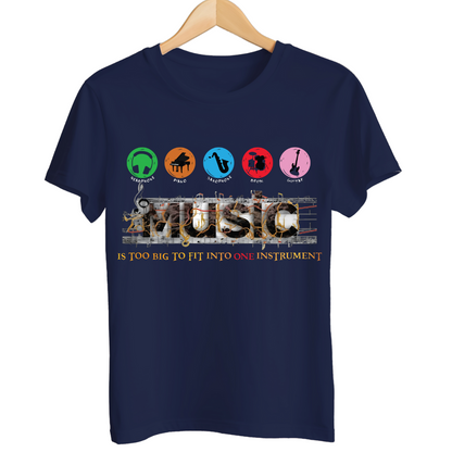 Music Is too Big Unisex Tshirt