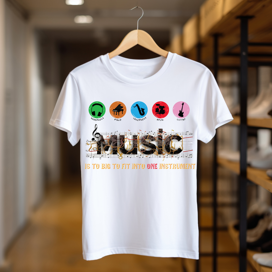 Music Is too Big Unisex Tshirt