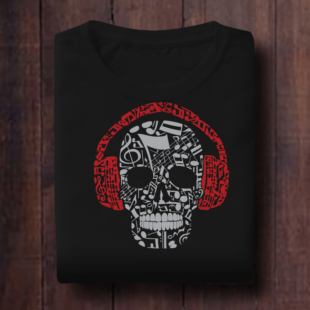 Skull Music Unisex T Shirt