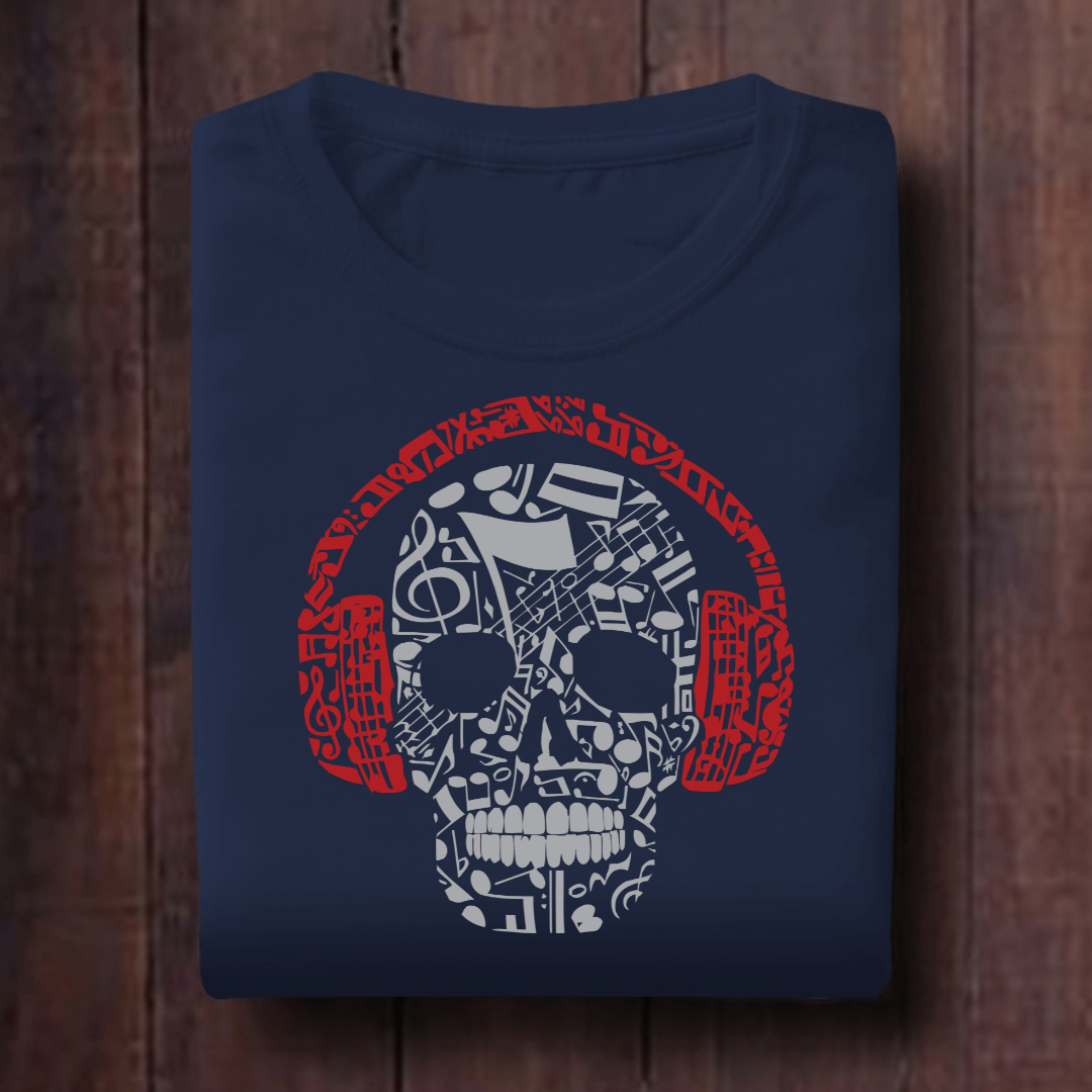 Skull Music Unisex T Shirt