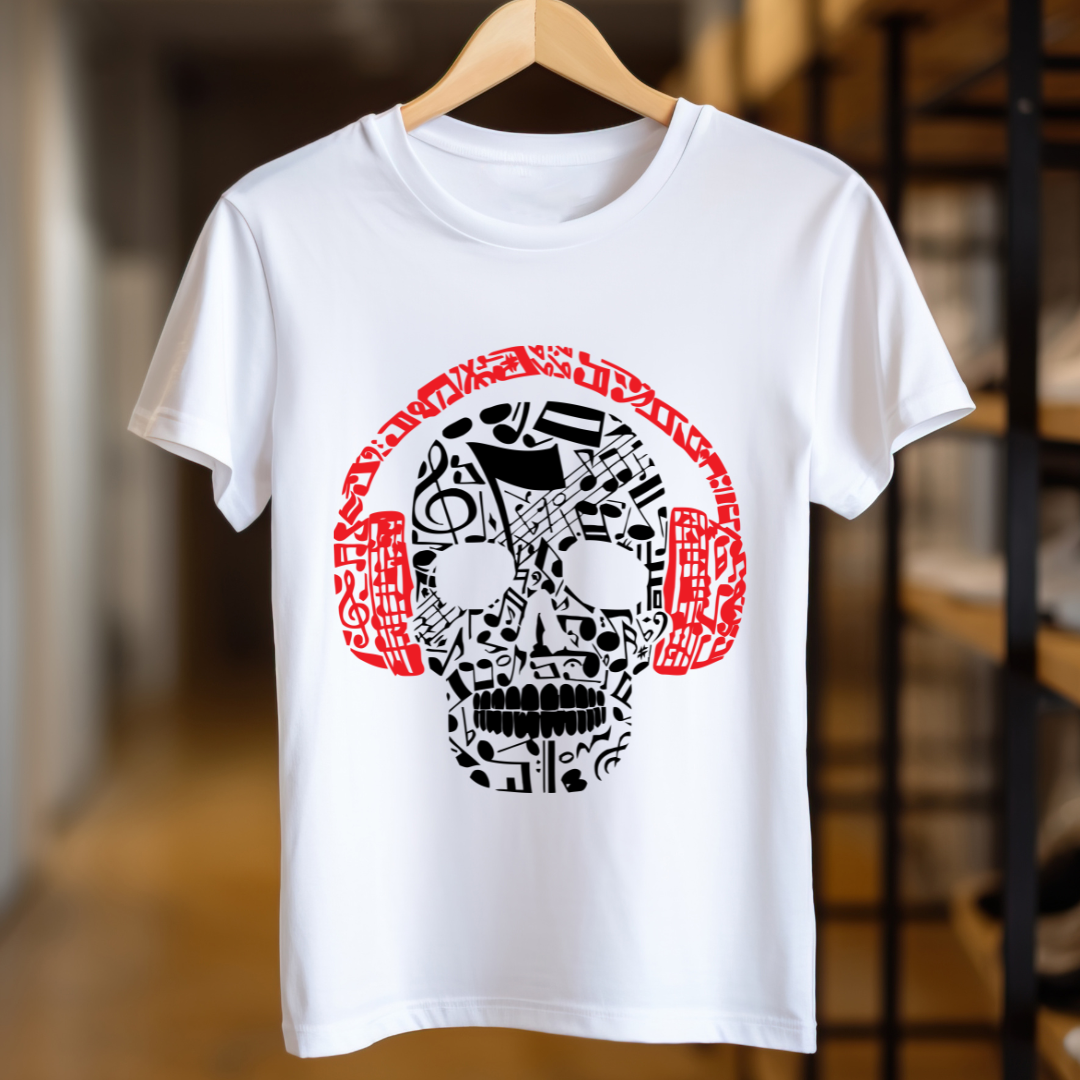 Skull Music Unisex T Shirt