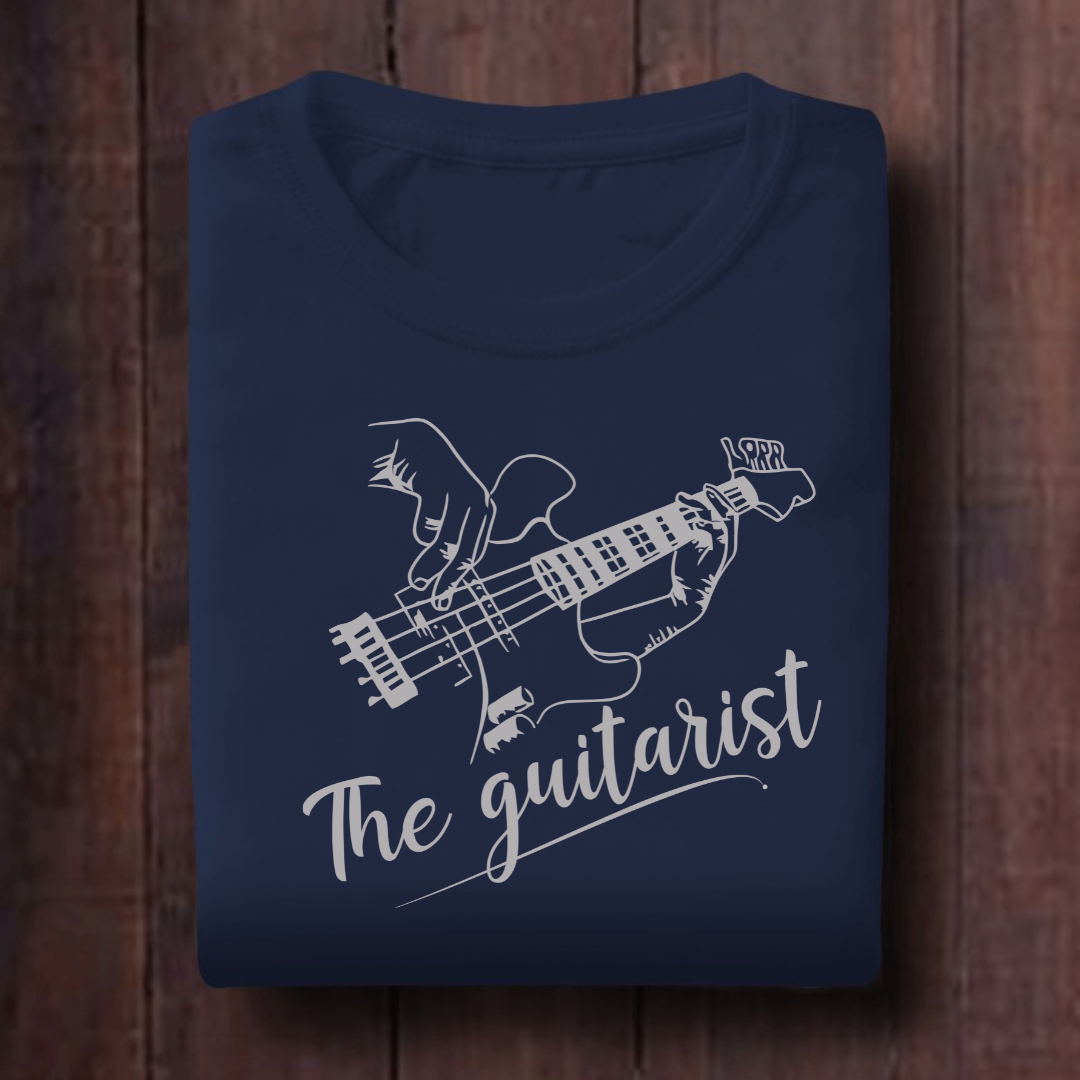 The Guitarist Hand Made Unisex T Shirt