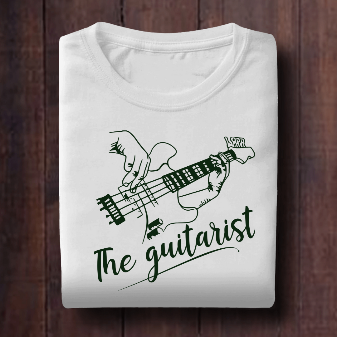 The Guitarist Hand Made Unisex T Shirt