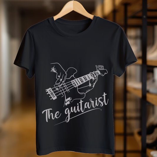 The Guitarist Hand Made Unisex T Shirt